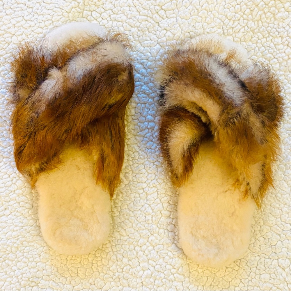 EMU Australia sheepskin open-toe slippers